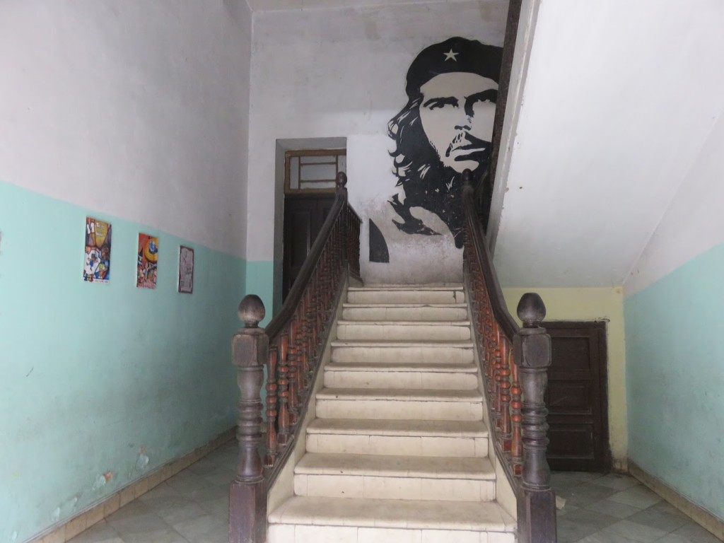 I expected to see images of Fidel plastered everywhere but instead I found Che Guevara watching over all of us.