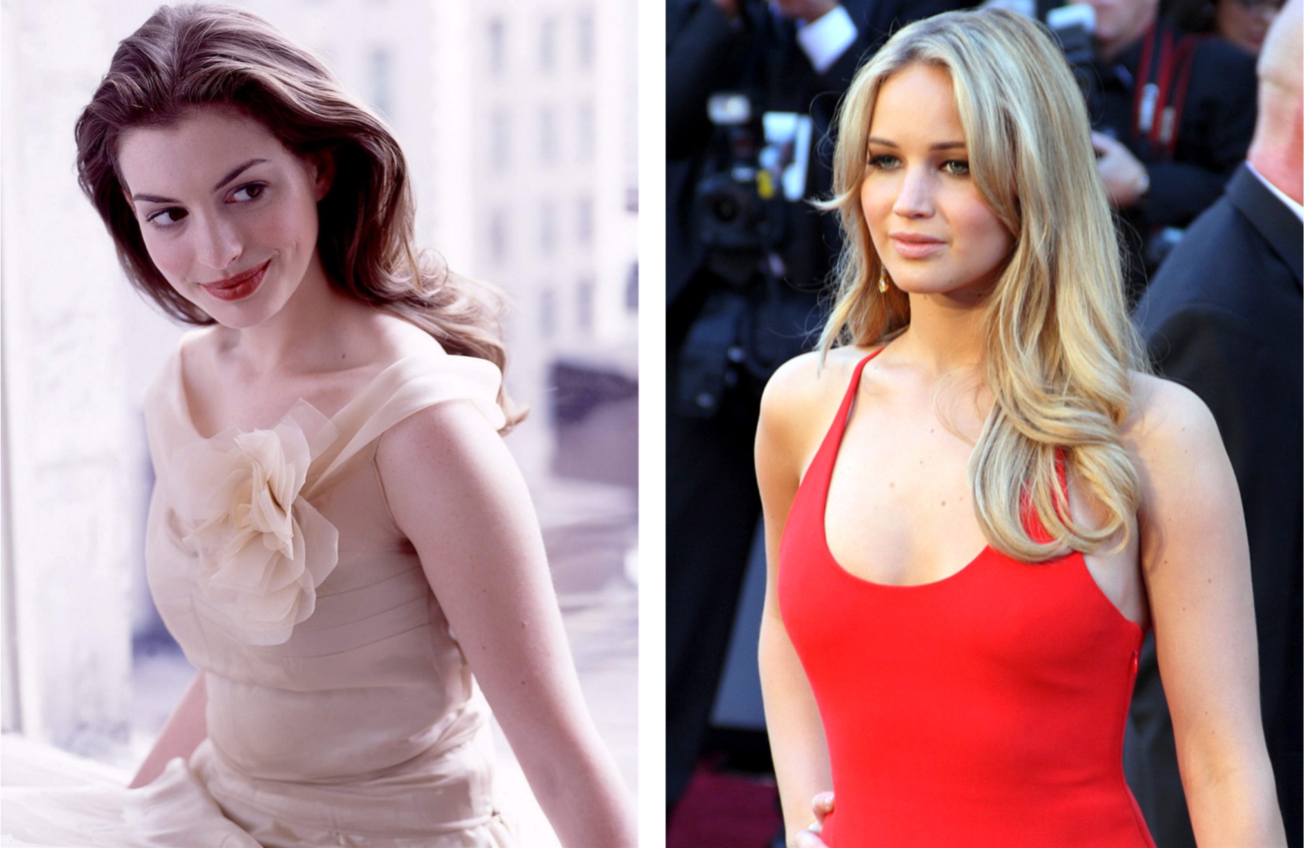 Anne Hathaway Jennifer Lawrence